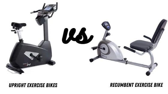 recumbent different than upright exercise bikes